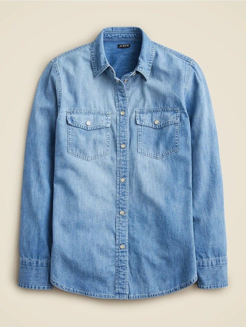 J.Crew Wren Slim Western Chambray Button Down Shirt Callie Wash
